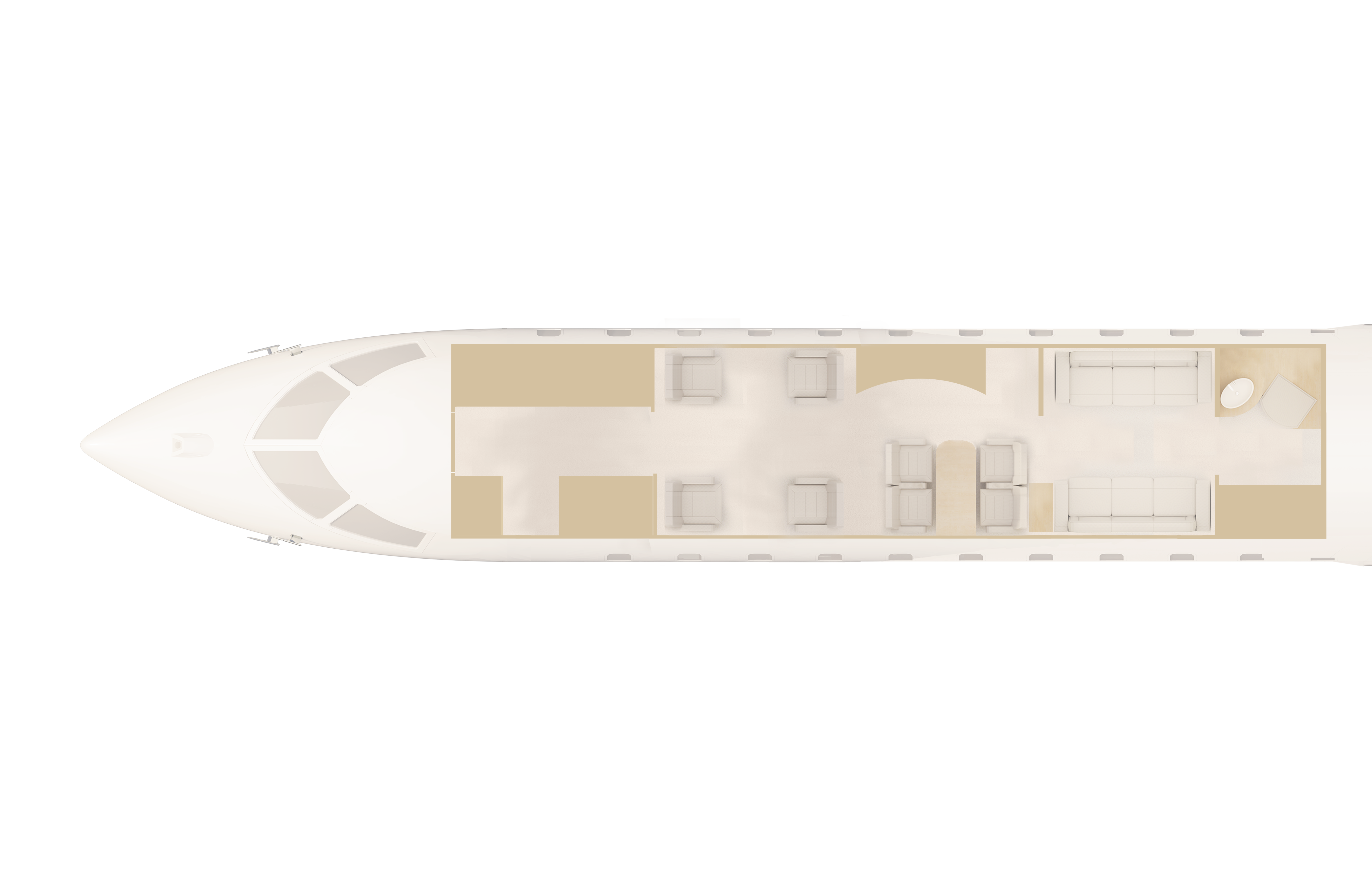 Global XRS Cabin Layout