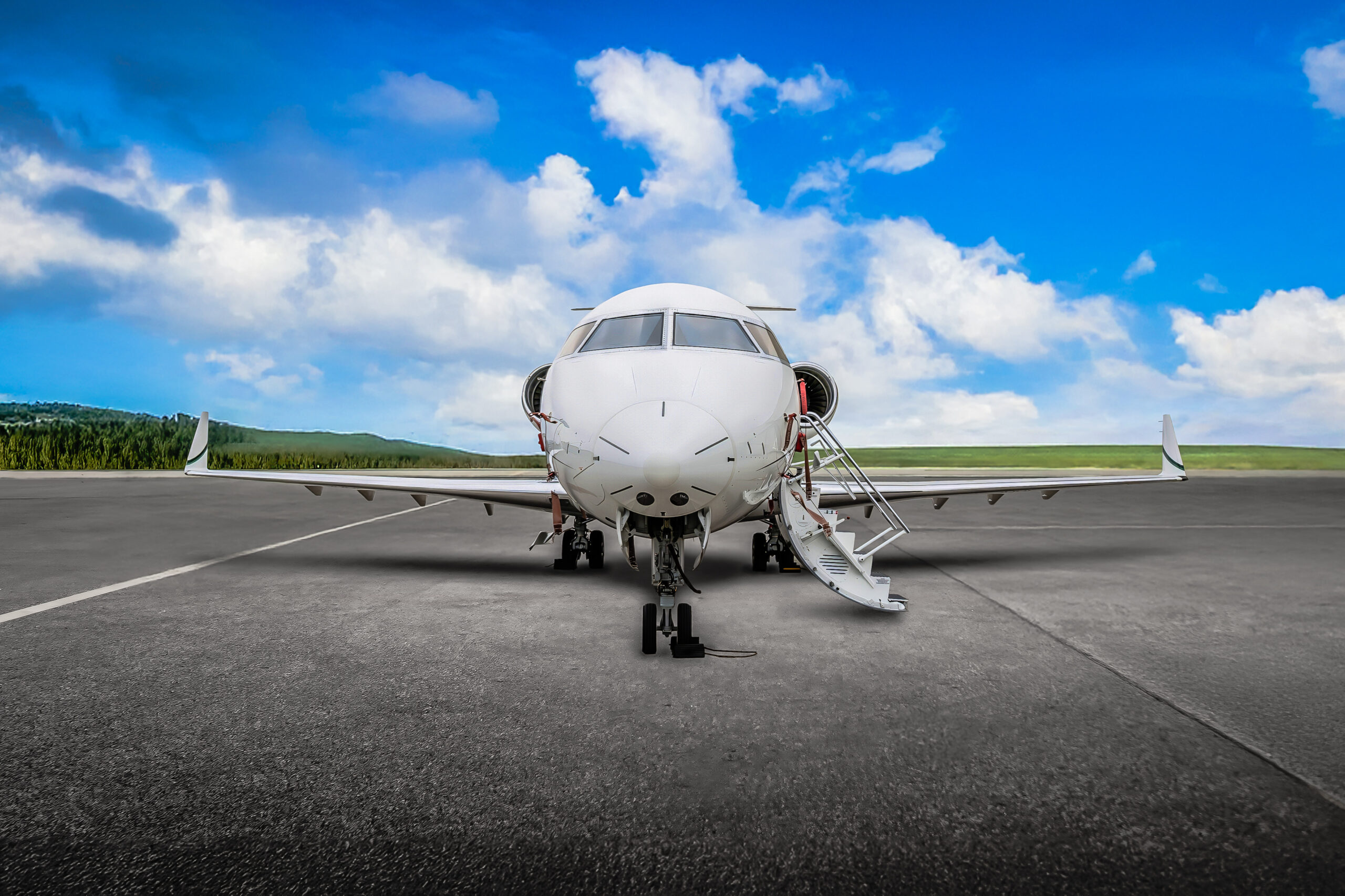 Challenger 650 charter flight