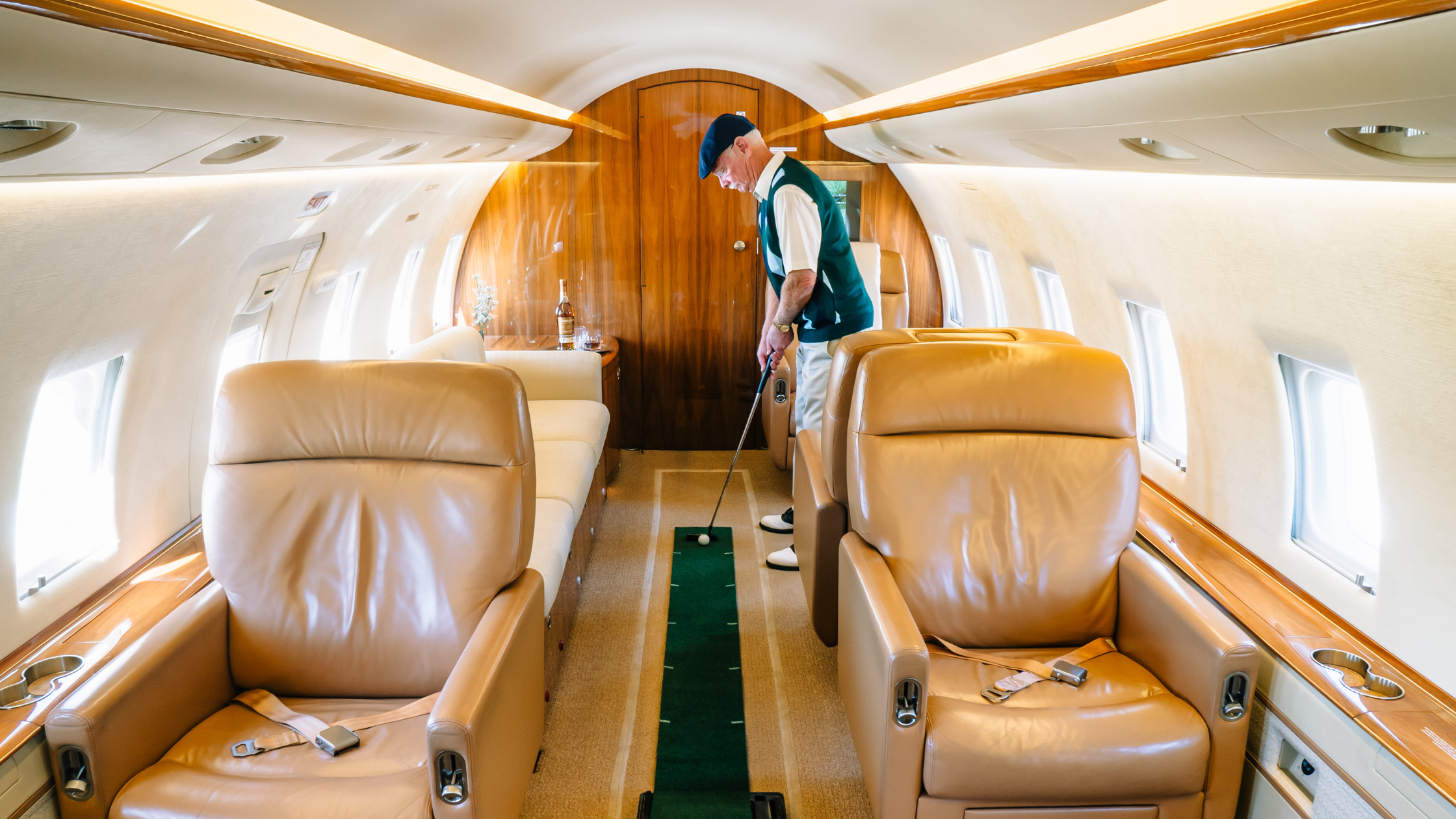 golf in jet